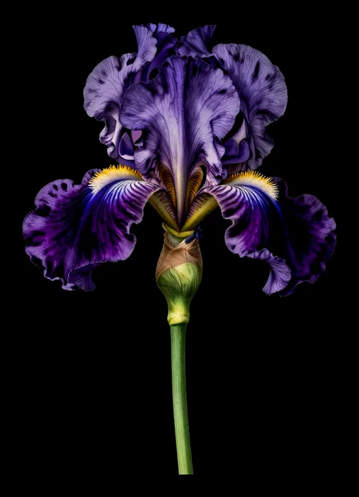 Purple iris